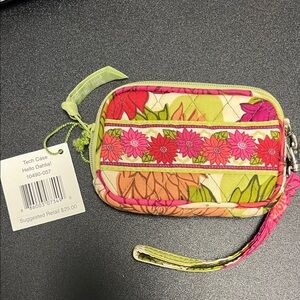 Vera Bradley Hello Dahlia Tech Case - Pink and Green